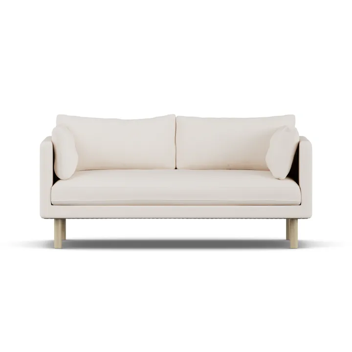 Sofá Linnevik - Caleido Beige 9600-carvalho branco oleado, 2 lugares - 1898