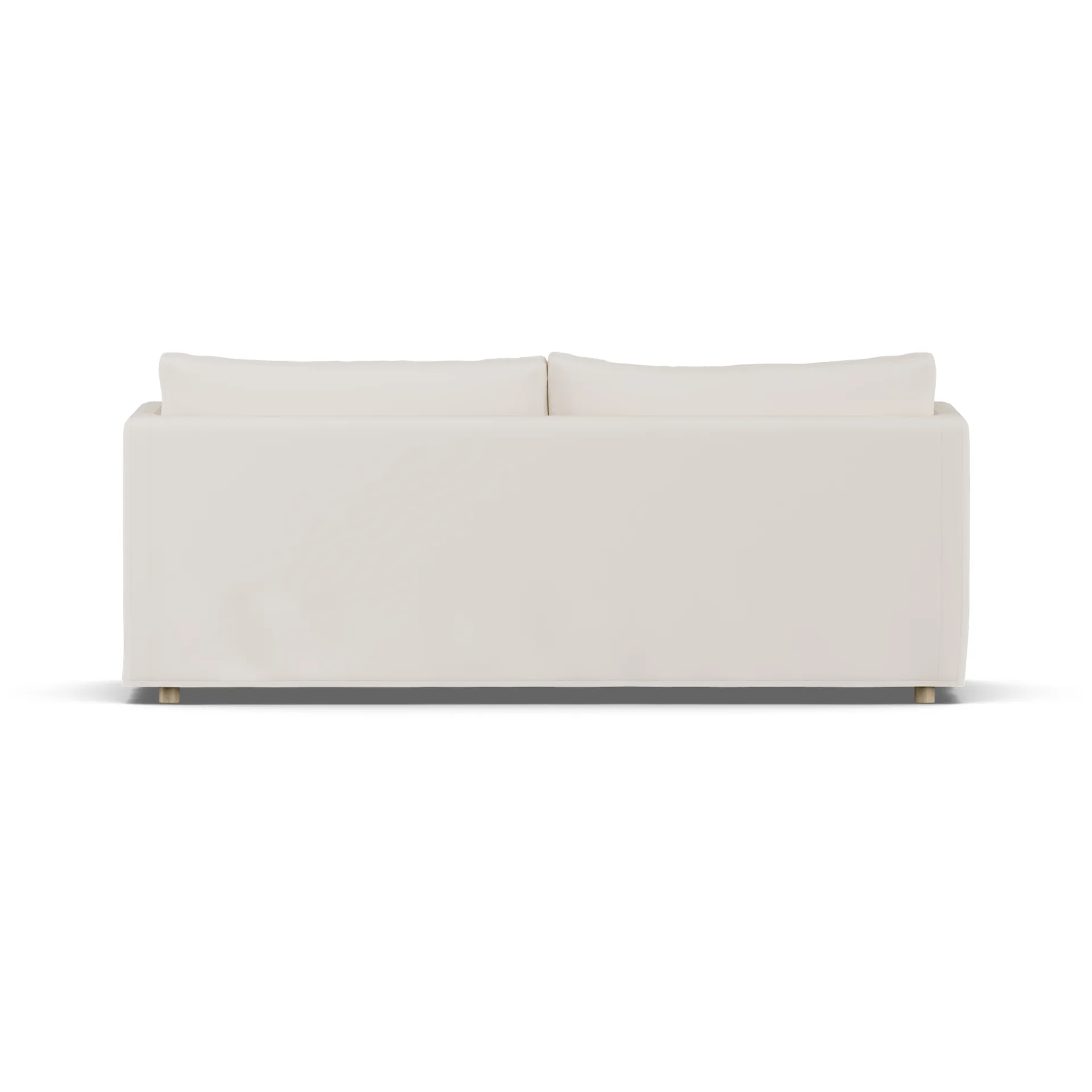 Sofá Linnevik, Caleido beige 9600-carvalho branco oleado, 3 lugares, com saia 1898