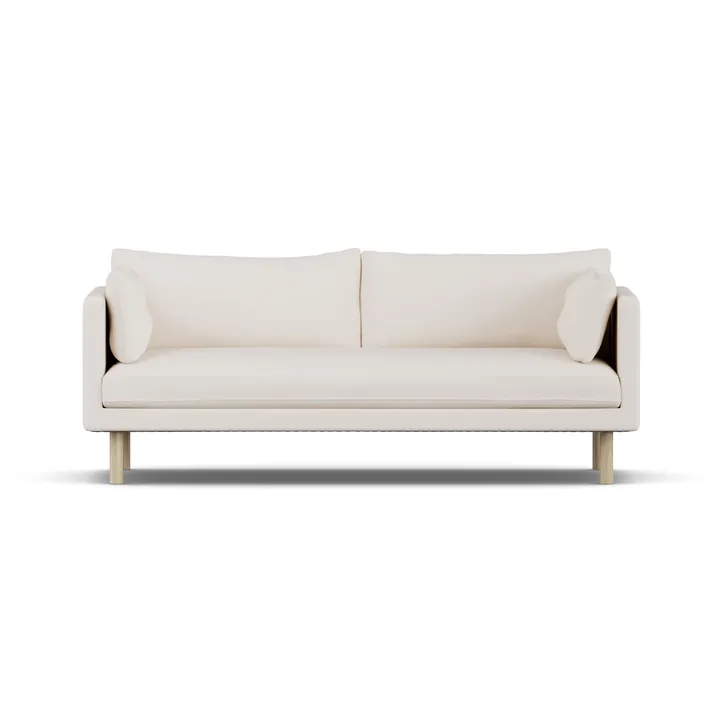 Sofá Linnevik - Caleido Beige 9600-carvalho branco oleado, 3 lugares - 1898