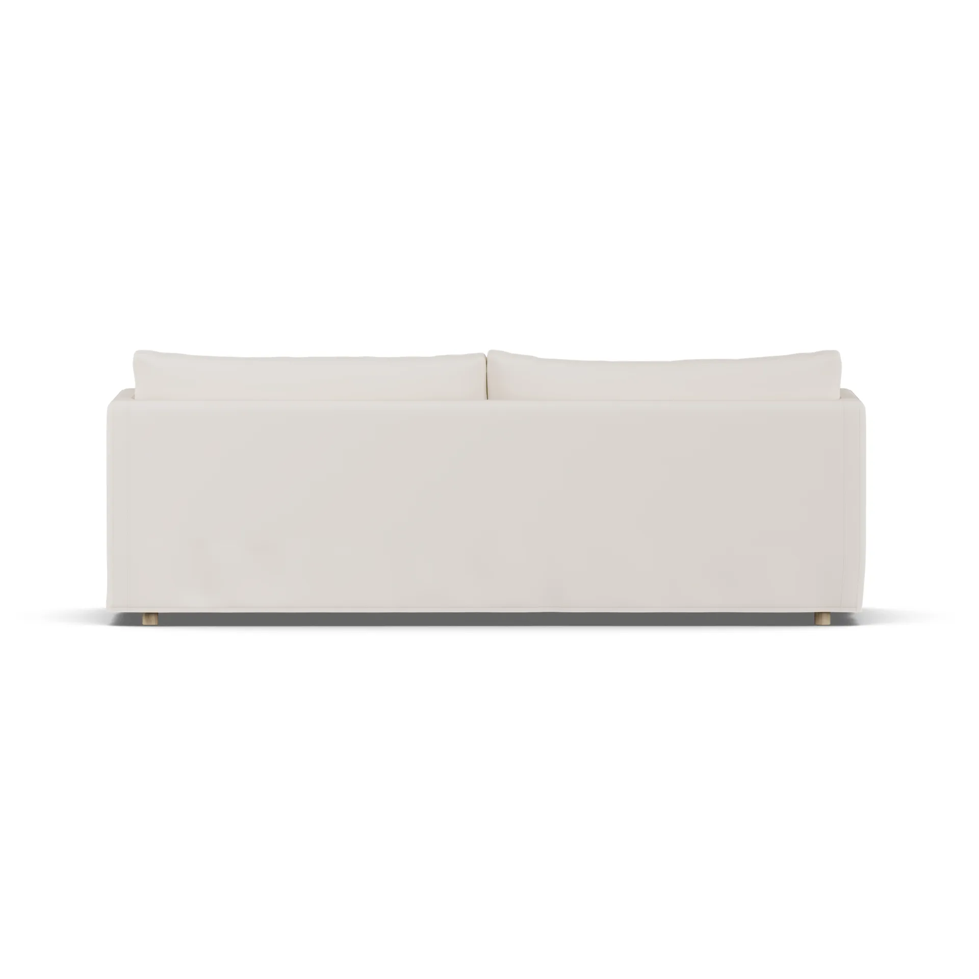 Sofá Linnevik, Caleido beige 9600-carvalho branco oleado, 4 lugares, com saia 1898