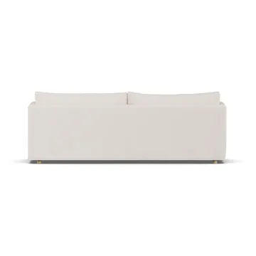 Sofá Linnevik - Caleido beige 9600-carvalho branco oleado, 4 lugares, com saia - 1898