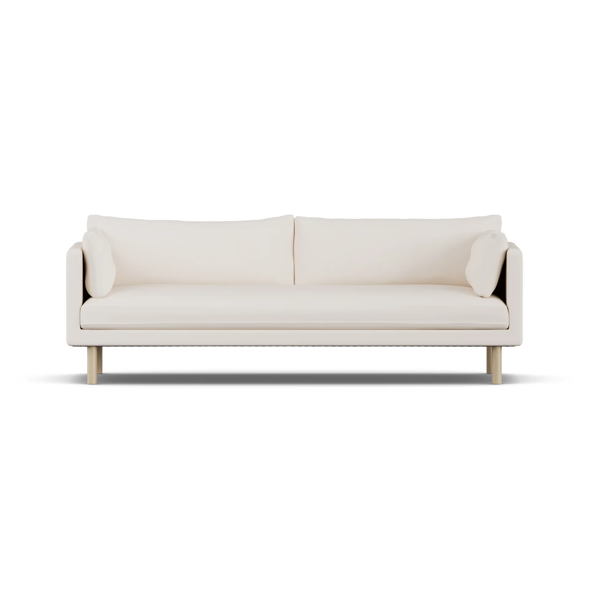 Sofá Linnevik, Caleido Beige 9600-carvalho branco oleado, 4 lugares 1898