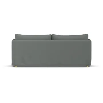 Sofá Linnevik - Caleido Grey 1240-carvalho branco oleado, 3 lugares, com saia - 1898