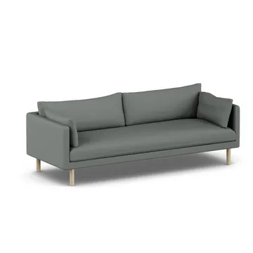 Sofá Linnevik - Caleido Grey 1240-carvalho branco oleado, 4 lugares - 1898