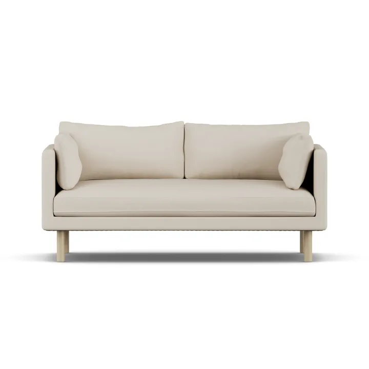 Sofá Linnevik - Jump Beige 1956-carvalho branco oleado, 2 lugares - 1898