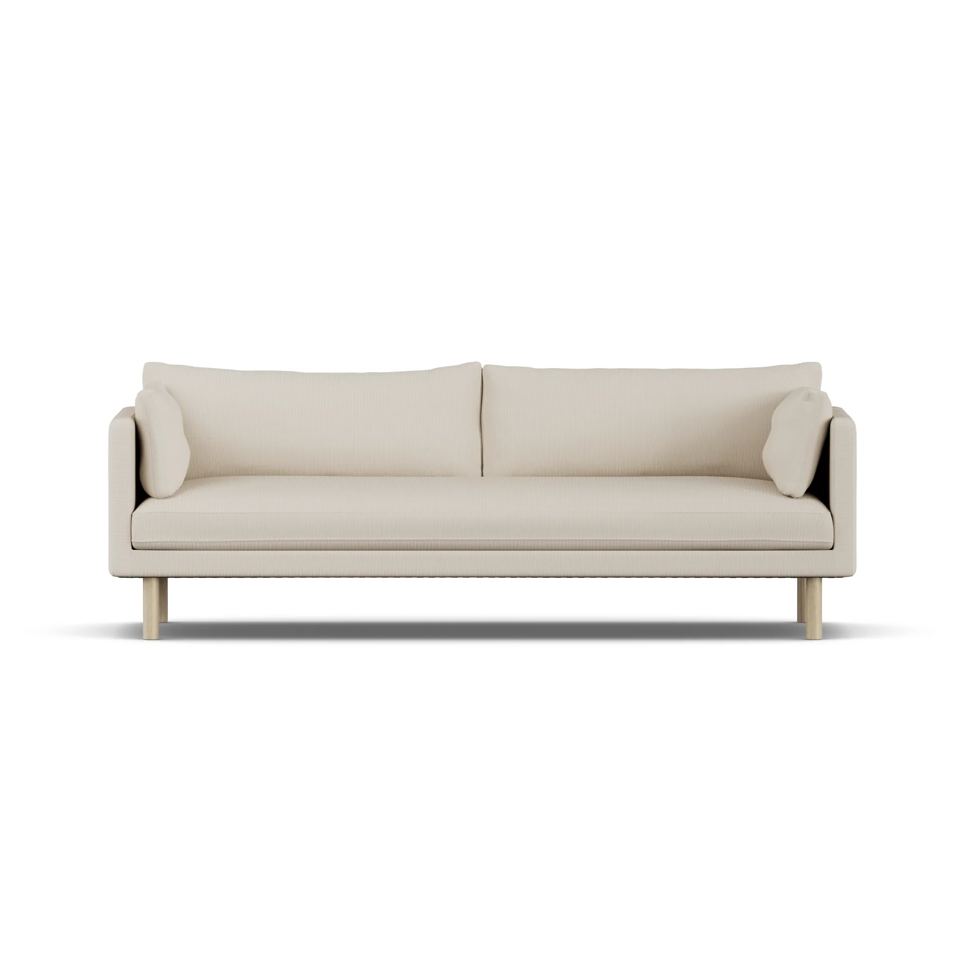 Sofá Linnevik, Jump Beige 1956-carvalho branco oleado, 4 lugares 1898