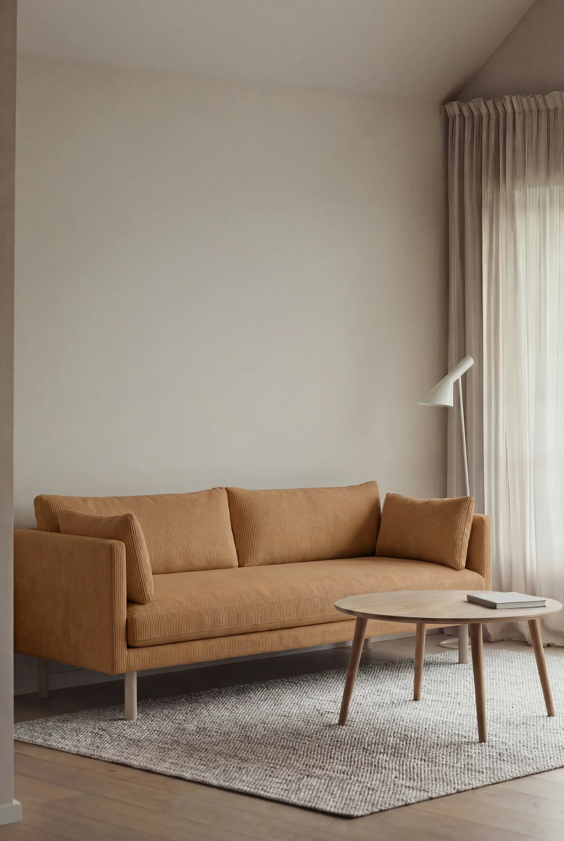 Sofá Linnevik, Jump Honey 1959-carvalho branco oleado, 3 lugares 1898