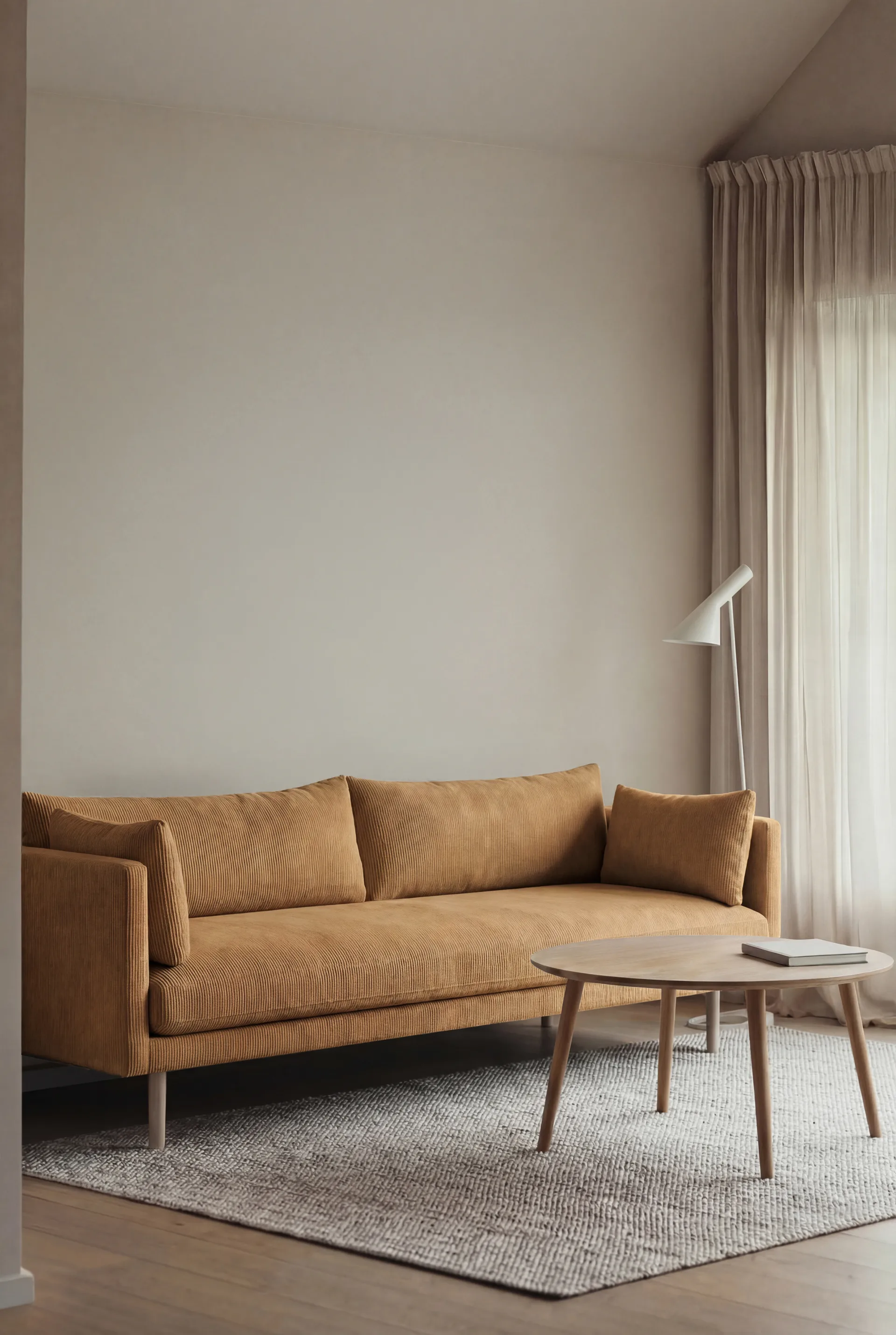 Sofá Linnevik, Jump Honey 1959-carvalho branco oleado, 4 lugares 1898