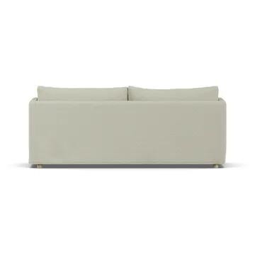 Sofá Linnevik - Luiza Beige 3981-carvalho branco oleado, 3 lugares, com saia - 1898