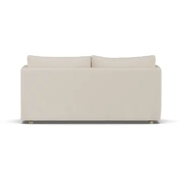 Sofá Linnevik - Same Beige 6670-carvalho branco oleado, 2 lugares, com saia - 1898