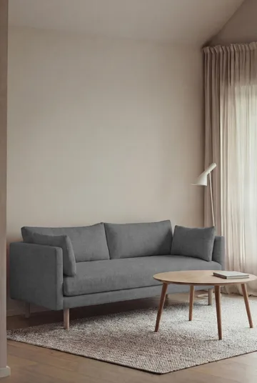 Sofá Linnevik - Same Blue 6678-carvalho branco oleado, 2 lugares - 1898