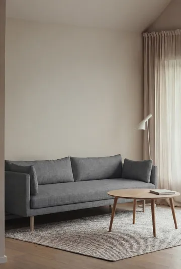 Sofá Linnevik - Same Blue 6678-carvalho branco oleado, 4 lugares - 1898