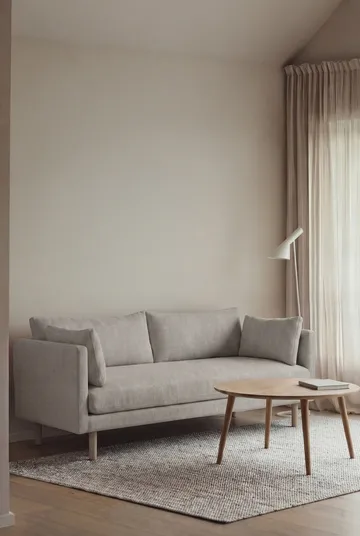 Sofá Linnevik - Same Grey 6673-carvalho branco oleado, 2 lugares - 1898