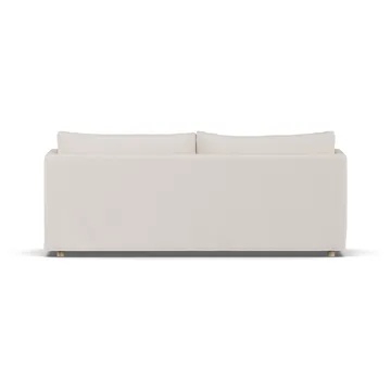 Sofá Linnevik - Same Off White 6671-carvalho branco oleado, 3 lugares, com saia - 1898