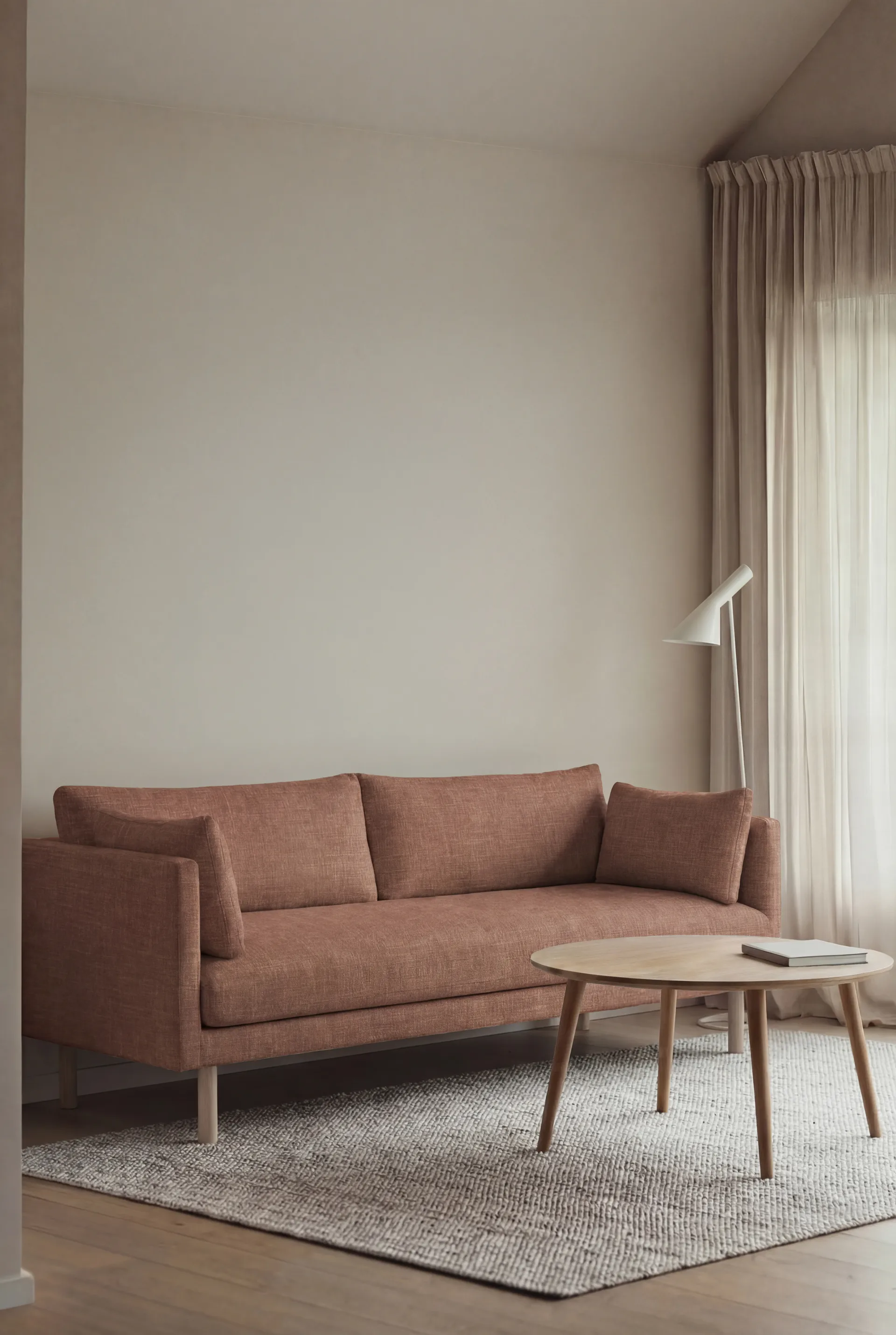 Sofá Linnevik, Same Rust 6675-carvalho branco oleado, 3 lugares 1898