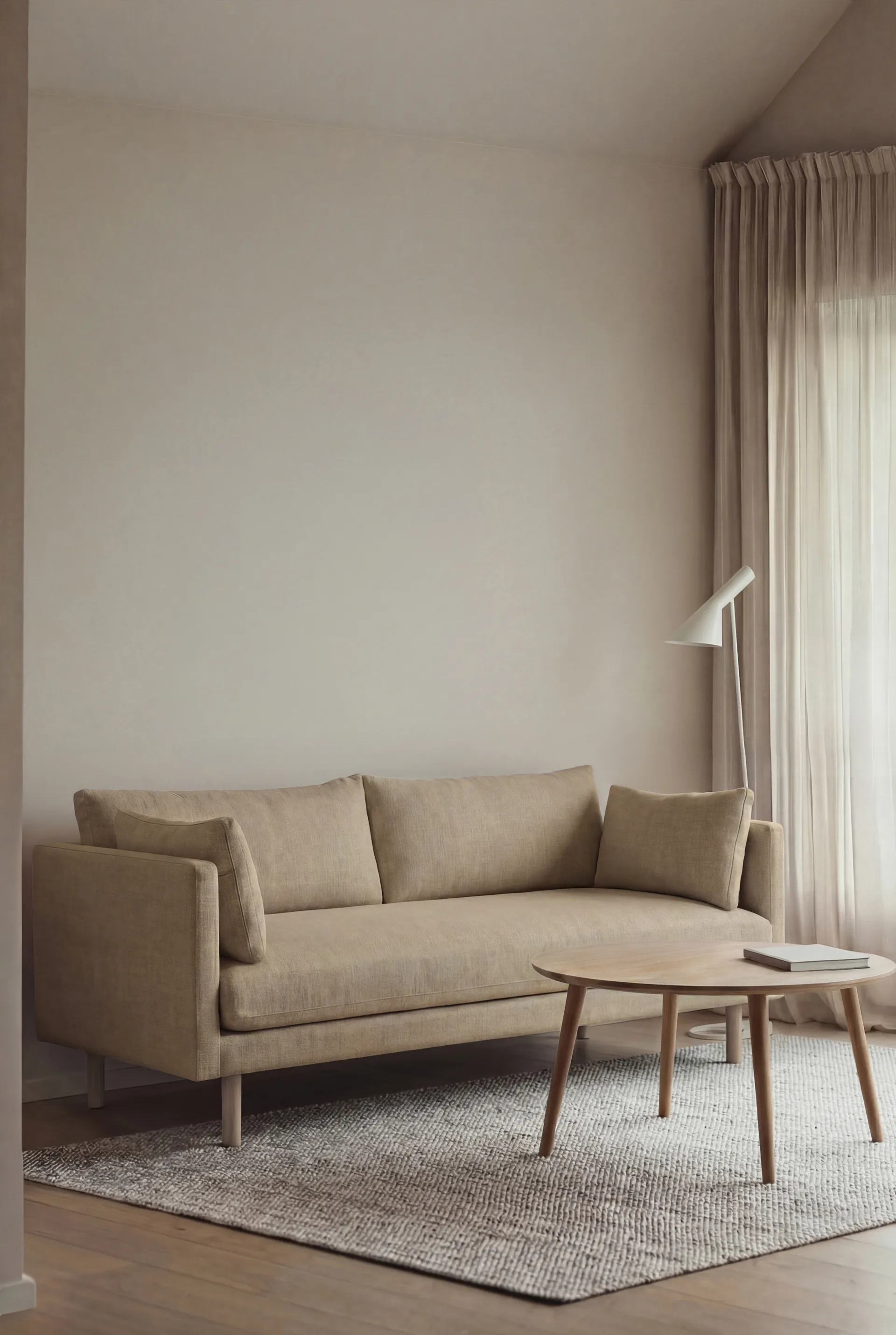 Sofá Linnevik, Same Sand 6672-carvalho branco oleado, 2 lugares 1898