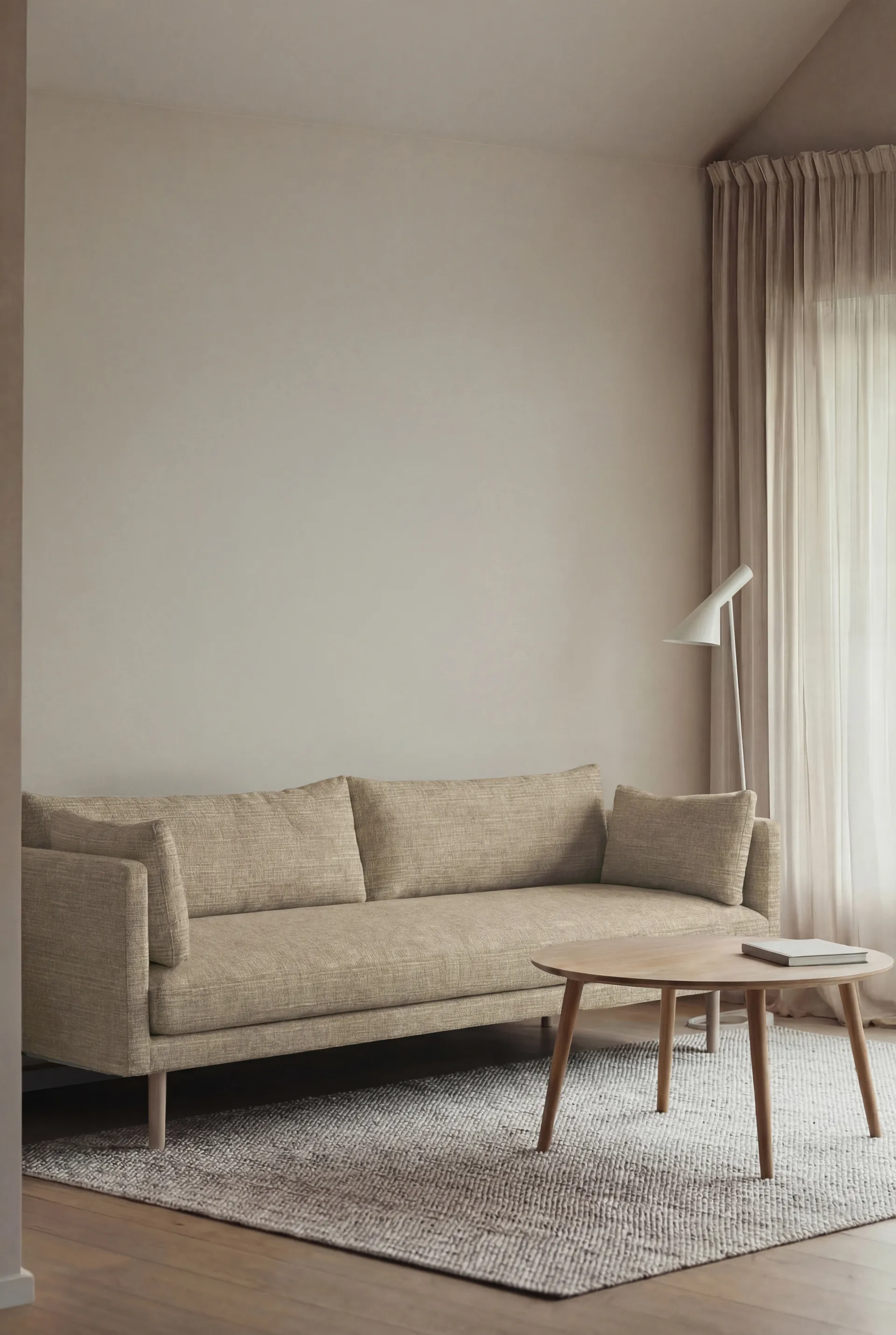 Sofá Linnevik, Same Sand 6672-carvalho branco oleado, 4 lugares 1898