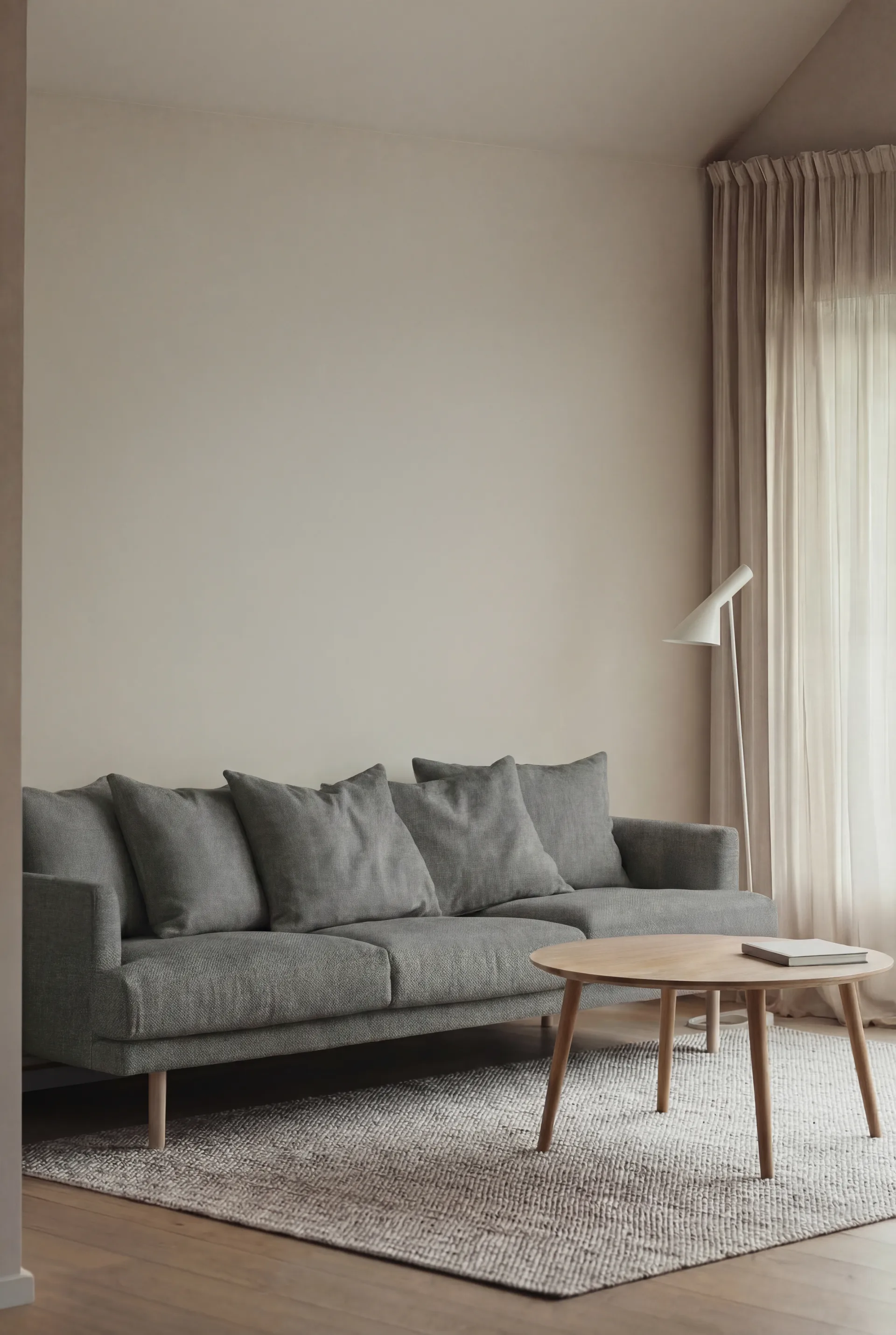 Sofá Sjövik, Caleido Grey 1240-carvalho branco oleado, 3,5 lugares 1898