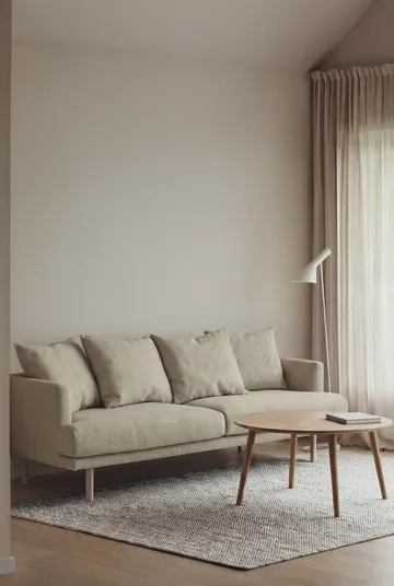 Sofá Sjövik - Luiza Beige 3981-carvalho branco oleado, 3 lugares - 1898