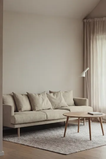 Sofá Sjövik - Luiza Beige 3981-carvalho branco oleado, 3,5 lugares - 1898