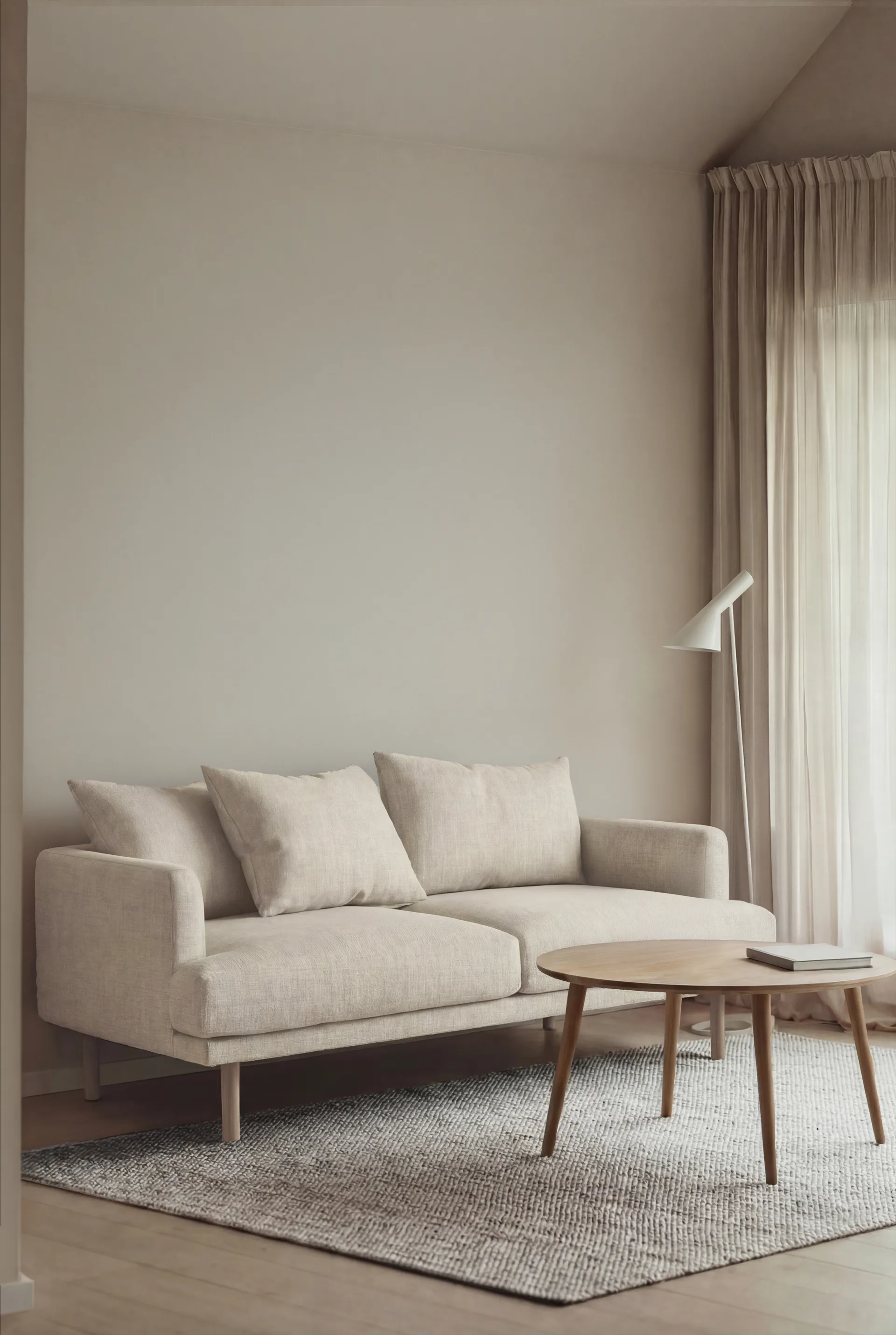 Sofá Sjövik, Oslo Nature 1540-carvalho branco oleado, 2,5 lugares 1898