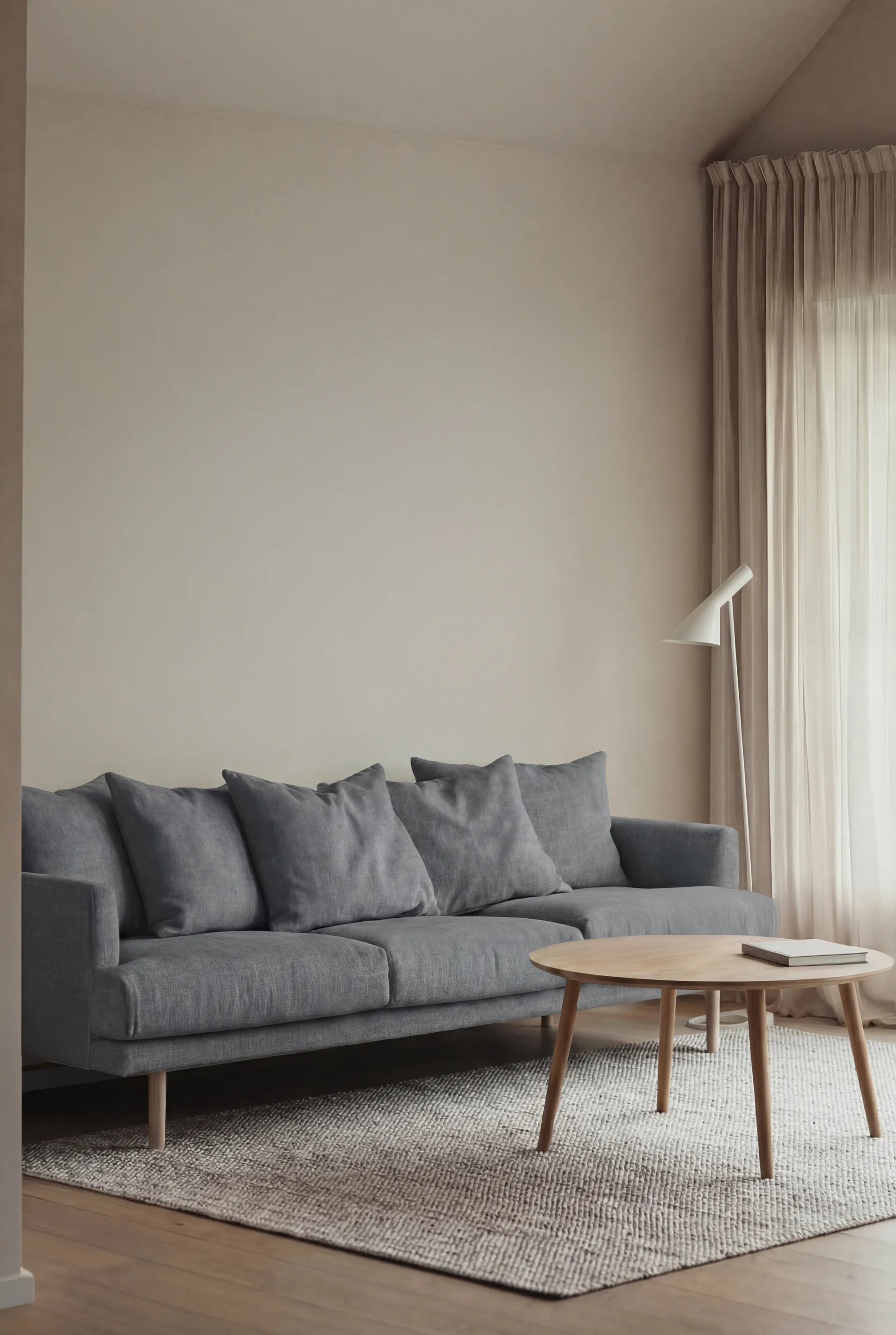 Sofá Sjövik, Same Blue 6678-carvalho branco oleado, 3,5 lugares 1898