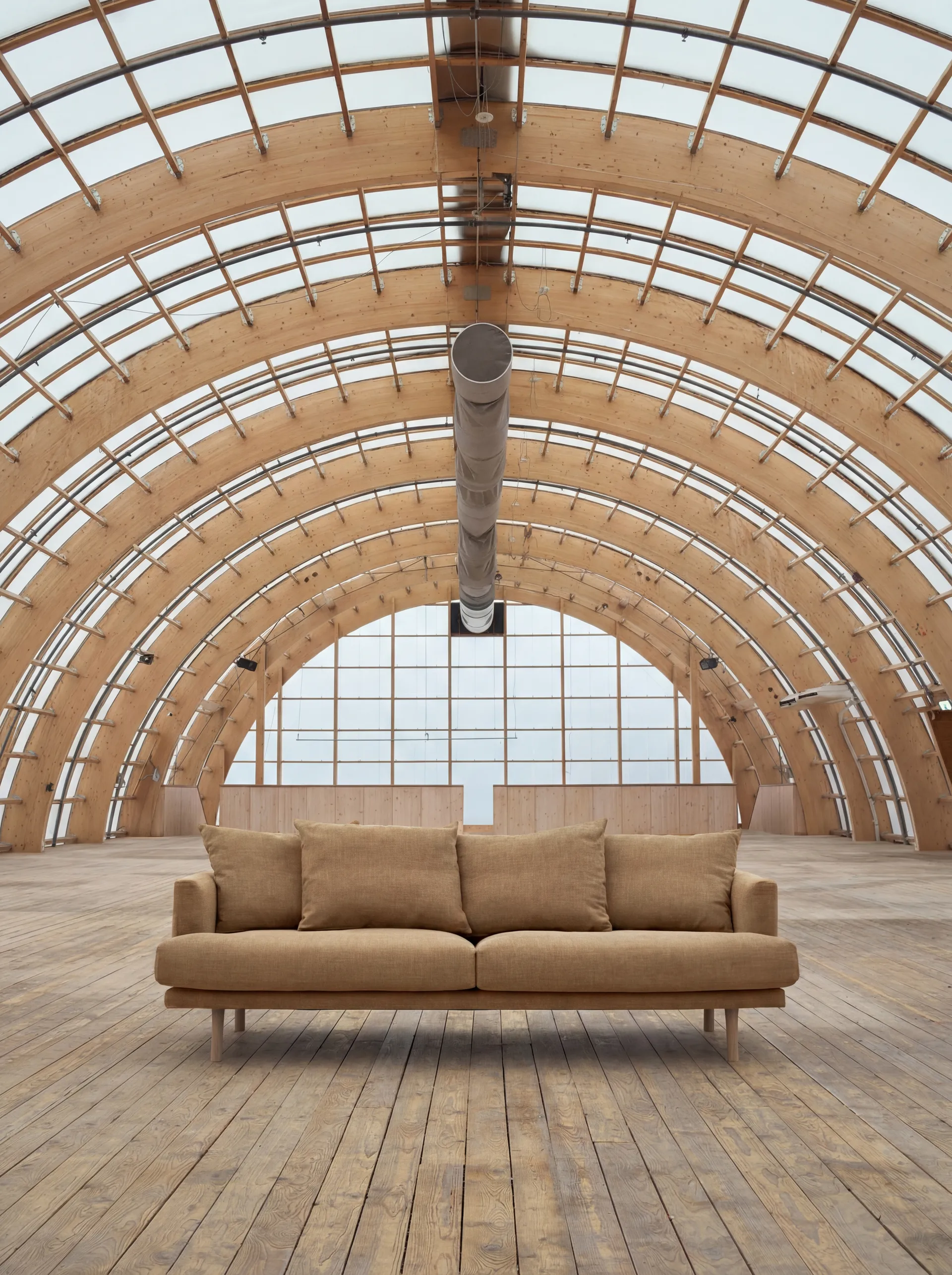 Sofá Sjövik, Same Ochre 6676-carvalho branco oleado, 3 lugares 1898