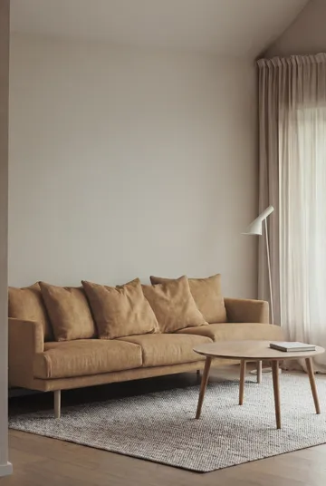 Sofá Sjövik - Same Ochre 6676-carvalho branco oleado, 3,5 lugares - 1898