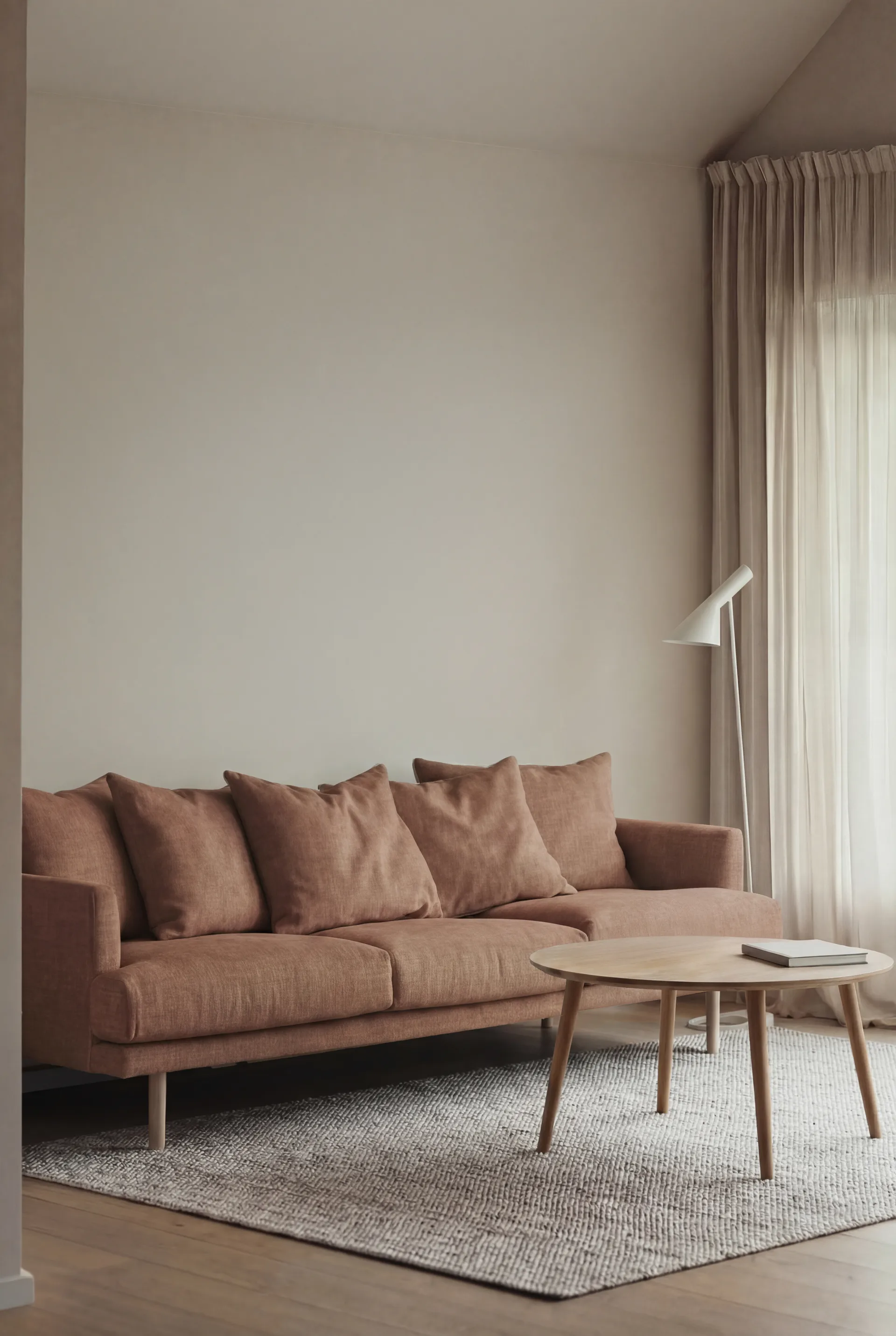 Sofá Sjövik, Same Rust 6675-carvalho branco oleado, 3,5 lugares 1898