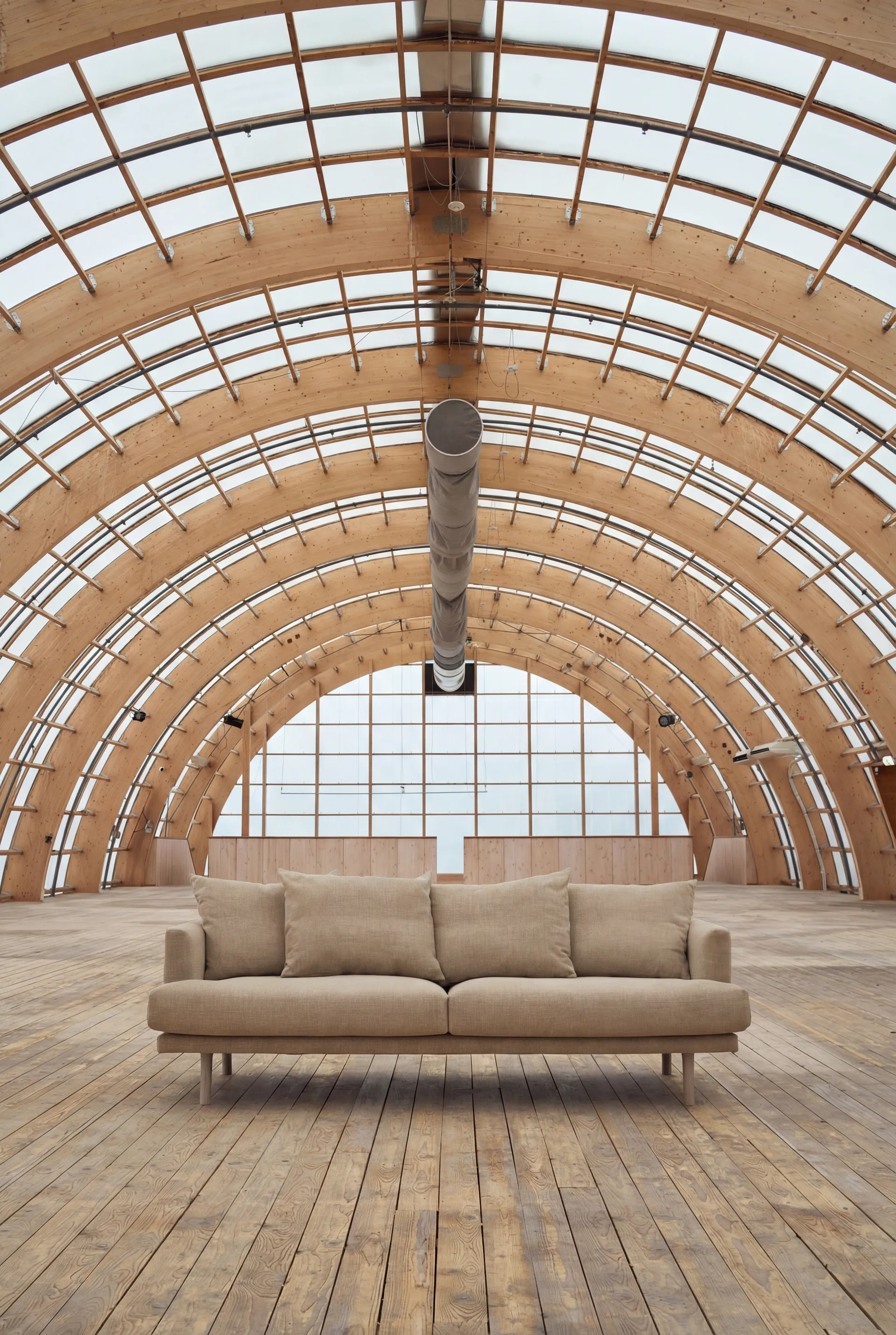 Sofá Sjövik, Same Sand 6672-carvalho branco oleado, 3 lugares 1898