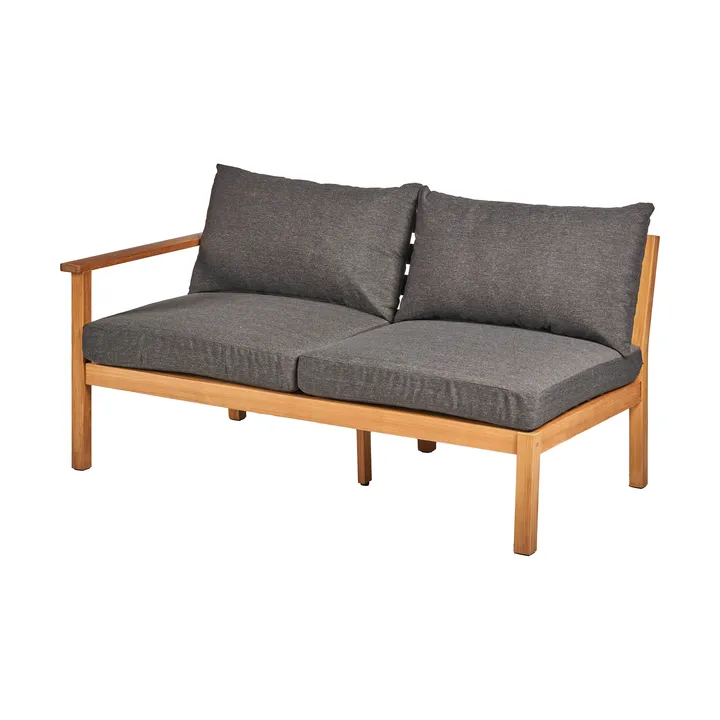 Sofá Stockaryd 2 lugares módulo direito teak/dark grey - 1898