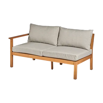 Sofá Stockaryd 2 lugares módulo direito teak/light grey - undefined - 1898