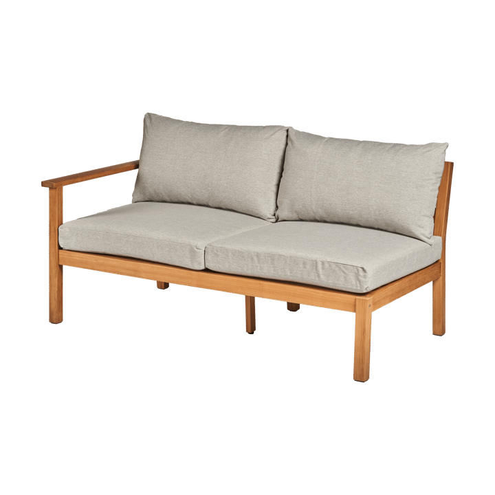 Sofá Stockaryd 2 lugares módulo direito teak/light grey - undefined - 1898