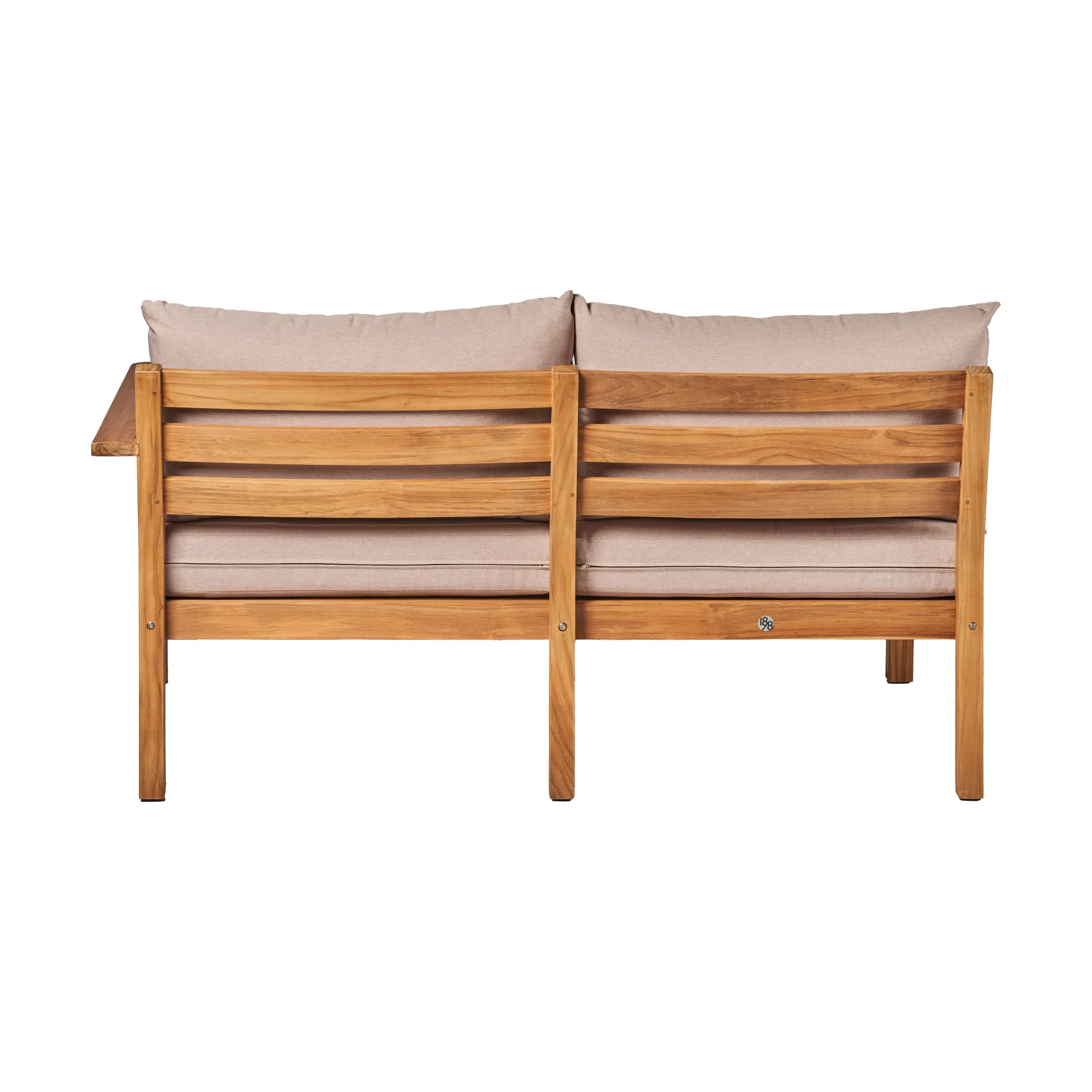 Sofá Stockaryd 2 lugares módulo esquerdo teak/beige 1898