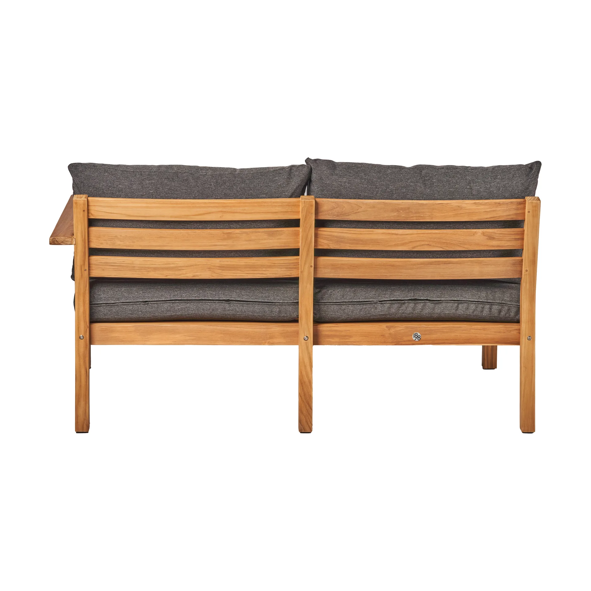 Sofá Stockaryd 2 lugares módulo esquerdo teak/dark grey,  1898