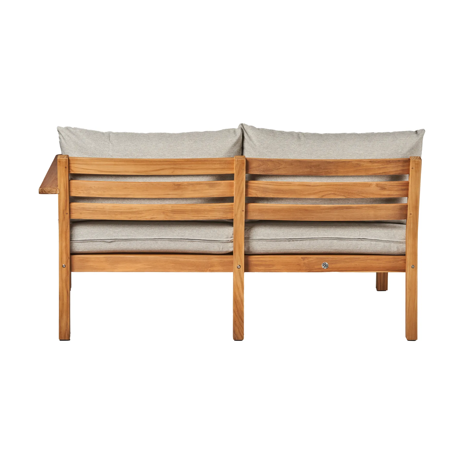 Sofá Stockaryd 2 lugares módulo esquerdo teak/light grey,  1898