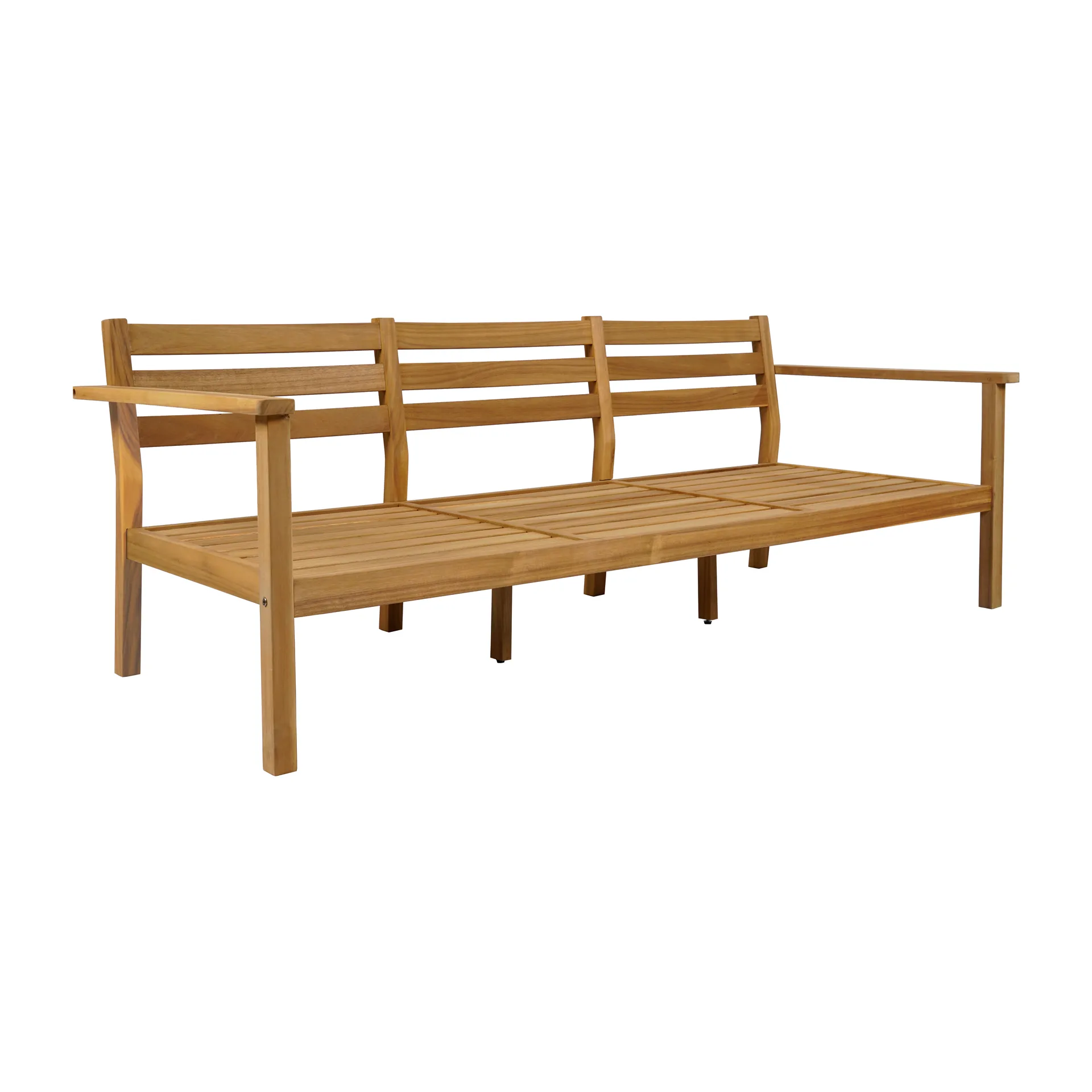 Sofá Stockaryd 3 lugares teak/dark grey,  1898