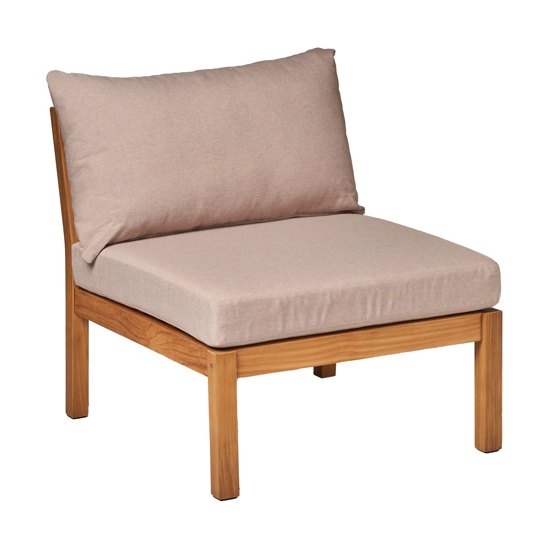 Sofá Stockaryd módulo central teak/beige 1898