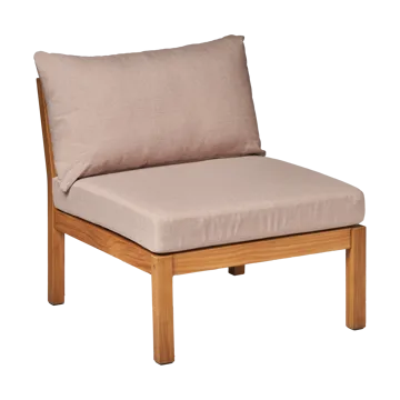 Sofá Stockaryd módulo central teak/beige - 1898