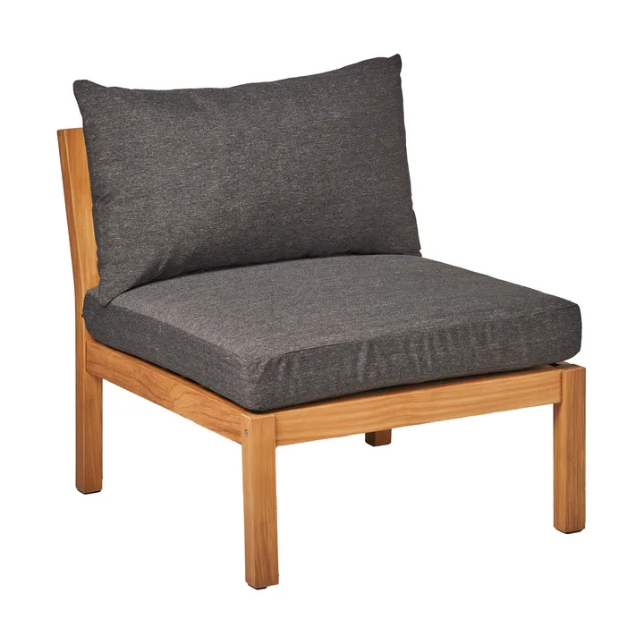 Sofá Stockaryd módulo central teak/dark grey - 1898