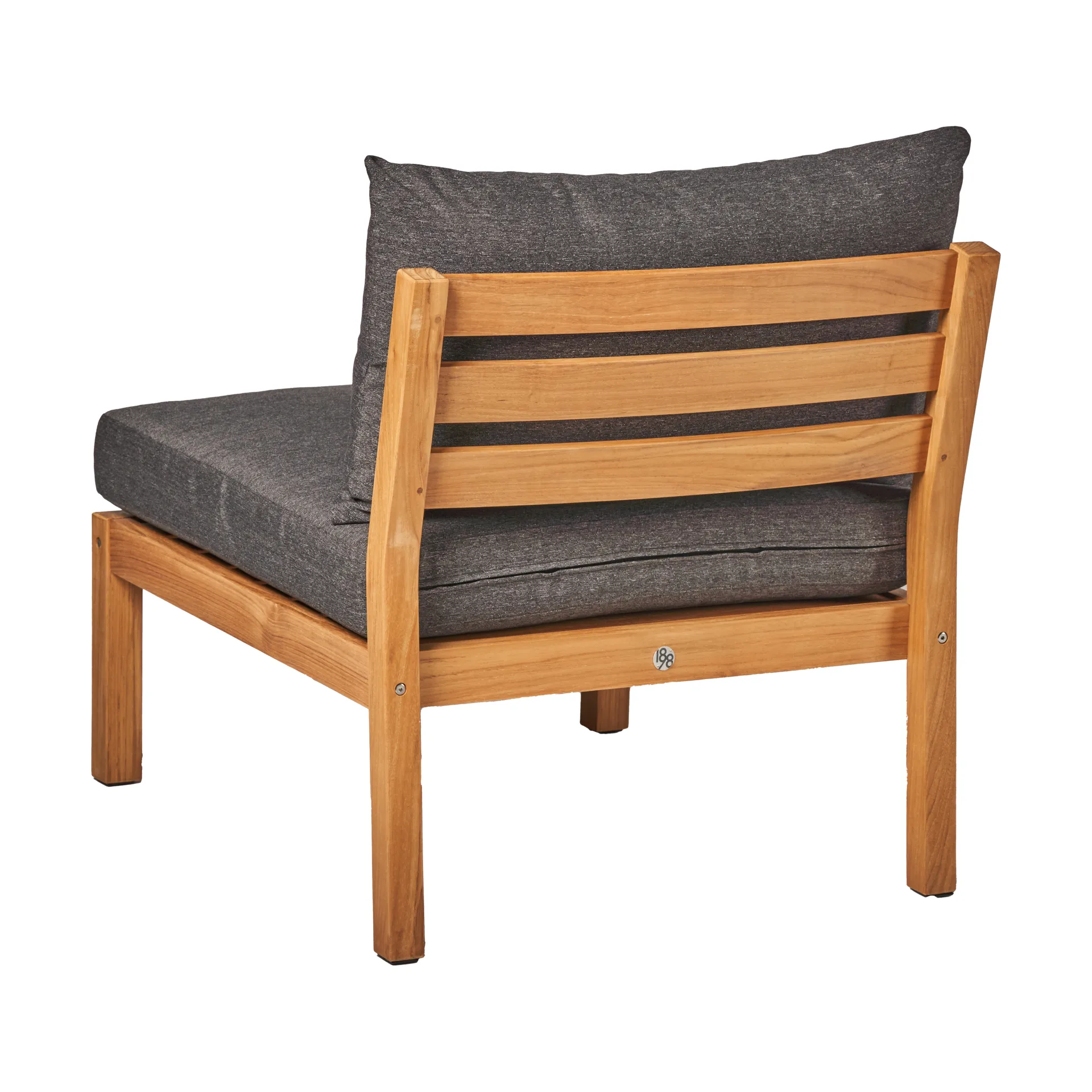 Sofá Stockaryd módulo central teak/dark grey 1898
