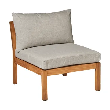 Sofá Stockaryd módulo central teak/light grey - 1898