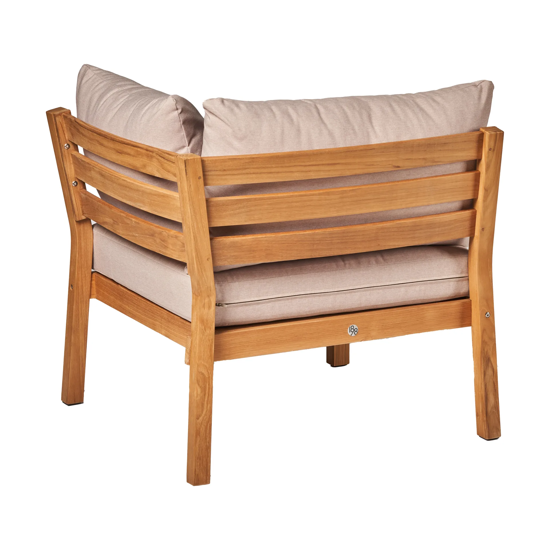 Sofá Stockaryd módulo de canto teak/beige,  1898