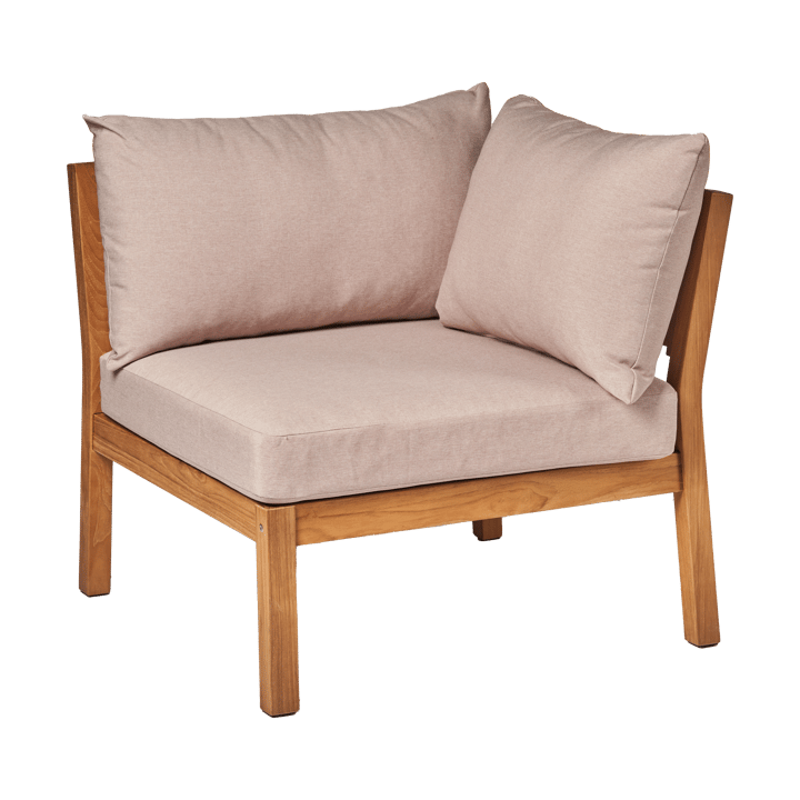 Sofá Stockaryd módulo de canto teak/beige - undefined - 1898