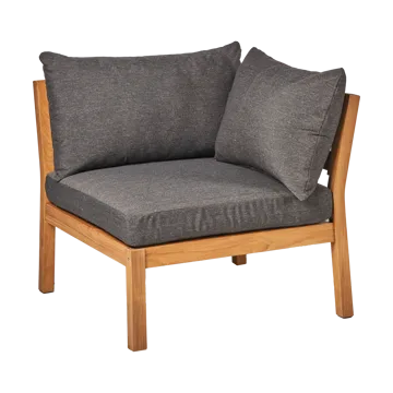 Sofá Stockaryd módulo de canto teak/dark grey - 1898