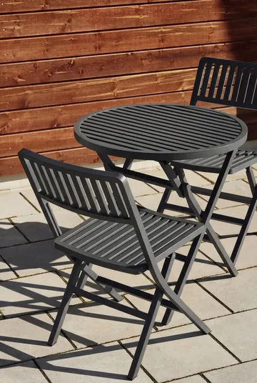 Verona mesa de café - Antracite, Ø72 cm - 1898