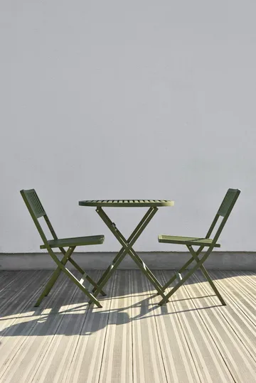 Verona mesa de café - Verde musgo, Ø72 cm - 1898