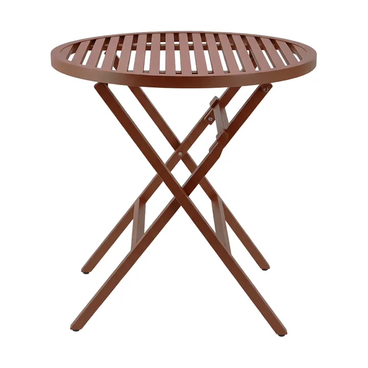 Verona mesa de café - Vermelho queimado, Ø72 cm - 1898