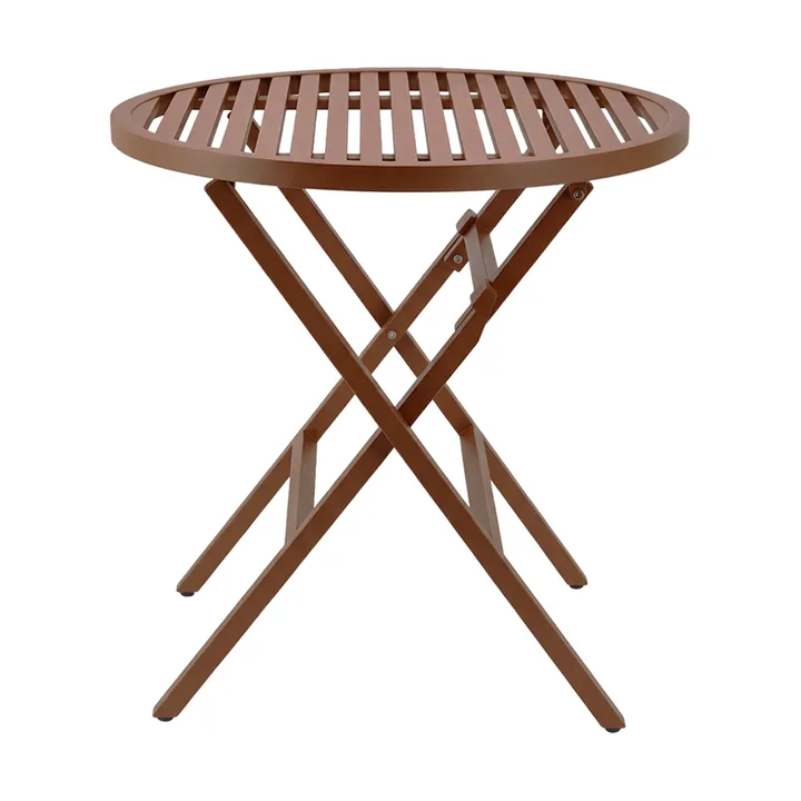 Verona mesa de café - Vermelho queimado, Ø72 cm - 1898