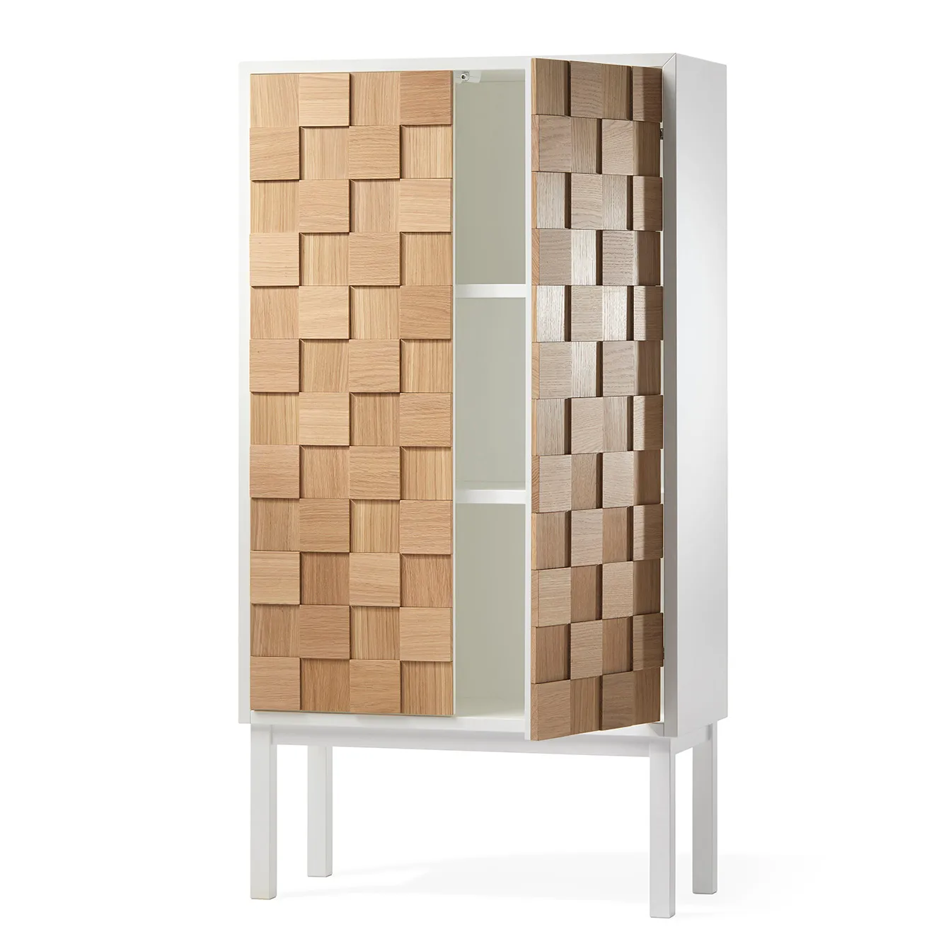 Armário Collect 2016, Branco Verniz carvalho A2